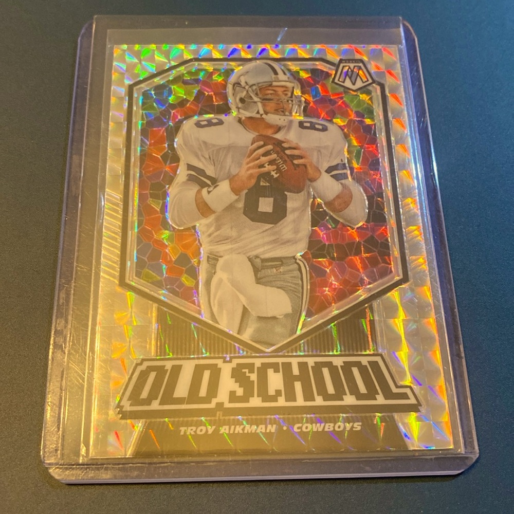 2020 Troy Aikman Panini Mosaic Old School